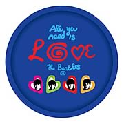 Beatles All You Need Is Love Serving Tray